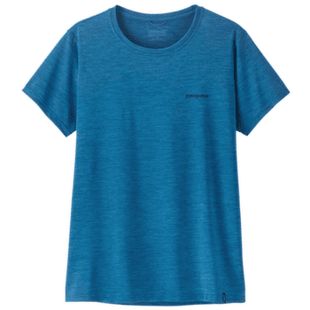 T-shirt a manches courtes Patagonia Cap Cool Daily Shirt - Boardshort Logo Women Aquatic Blue - Light Aquatic Blue X-Dye