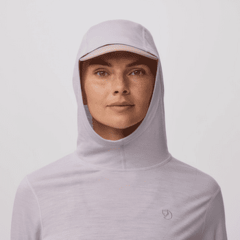 Sweat-shirt Fjällräven ABISKO WOOL HOODIE WOMEN Lavender Mist
