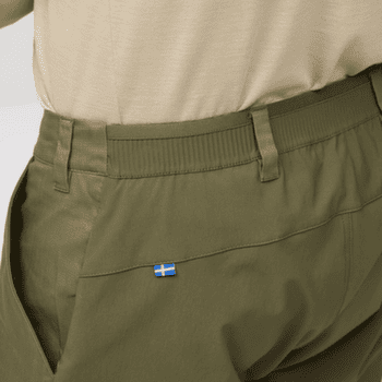 Pantalons Fjällräven ABISKO HYBRID TRAIL TROUSERS ZIP-OFF MEN Laurel Green