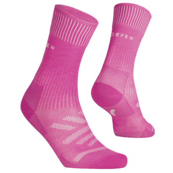 Chaussettes Lorpen Made Run Crew 5833 FUCHSIA PINK