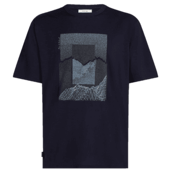 T-shirt a manches courtes Icebreaker Merino 150 Tech Lite SS Relaxed Tee Mountain Shift Men Midnight Navy