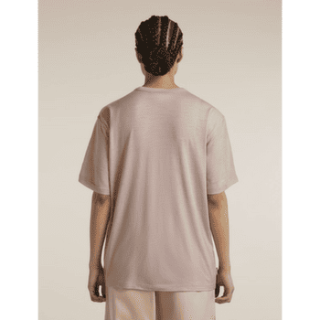 T-shirt a manches courtes Icebreaker Merino 150 Tech Lite SS Relaxed Tee Mountain Shift Women PINK QUARTZ