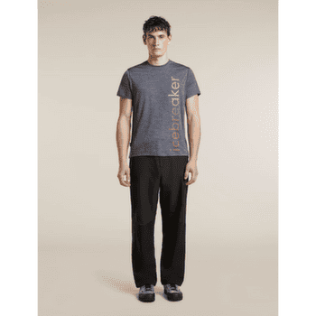 T-shirt a manches courtes Icebreaker Merino Blend 125 Cool-Lite Sphere SS Tee IB Vertical Men Midnight Navy Hthr