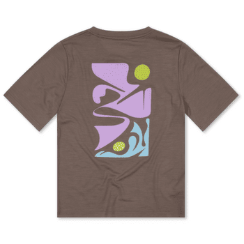 T-shirt a manches courtes Mons Royale Icon Merino T-Shirt Women Walnut
