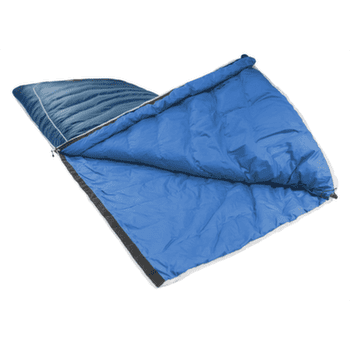 Sac de couchage Grüezi bag DownWool Two in One Comfort 2.0 Rechts Night Blue