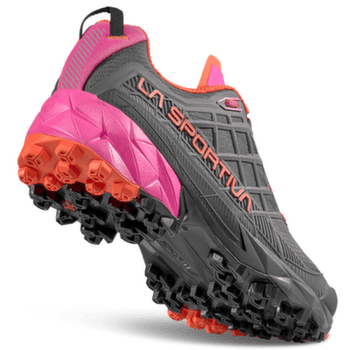 Chaussures La Sportiva Akyra II Women Carbon/Cherry Tomato