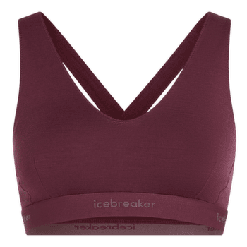 Brassiere Icebreaker Merino 125 Cool-Lite Sprite Racerback Bra Women DK BERRY