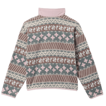 Veste Columbia Sequoia Grove Printed Full Zip Fleece Girls Iron Wizard Island, Mineral Pink 254