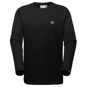 T-shirt a manches longues Mammut Waffle Longsleeve black 0001