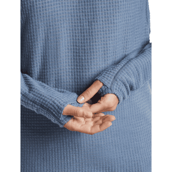 Sweat-shirt Icebreaker Merino 400 RealFleece™ Grid Blackridge Hooded Pullover Women DAWN