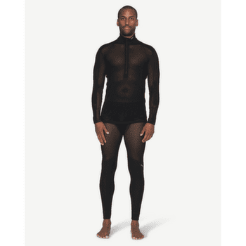 Pull Devold Wool Mesh Pro Zip Neck Man 950A BLACK