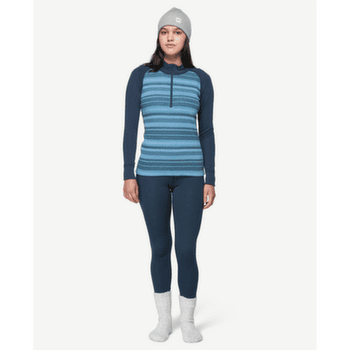 T-shirt a manches longues Devold Signature Merino 230 Zip Women 010A RAW WHITE