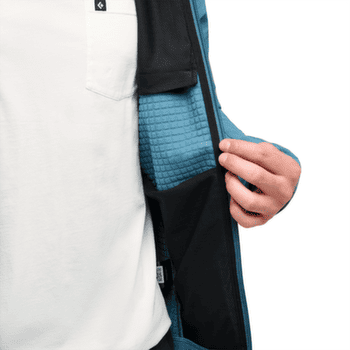 Sweat-shirt Black Diamond Coefficient Storm FZ Hoody Men Creek Blue