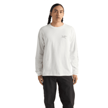 T-shirt a manches longues Arcteryx Kragg Cotton Dream State LS Men White Light / Violec