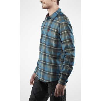 Chemises a manches longues Fjällräven Fjallglim Shirt Men Indigo Blue-Dawn Blue