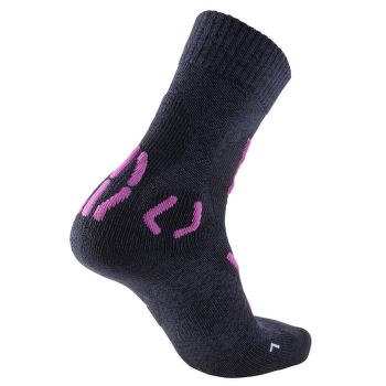 Chaussettes UYN Trekking Explorer Light Women Charcoal/Purple