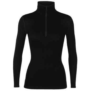 T-shirt a manches longues Icebreaker Tech LS Half Zip Women (104390) Black001