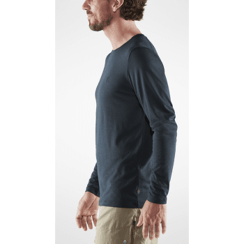 T-shirt a manches longues Fjällräven Abisko Wool LS Men Dark Navy