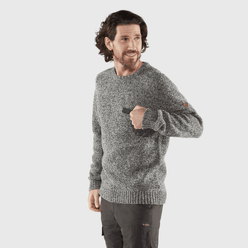 Pull Fjällräven Lada Round-neck Sweater Men Chalk White