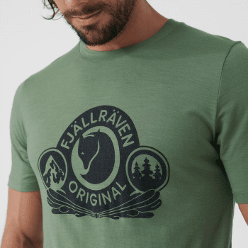 T-shirt a manches courtes Fjällräven Abisko Wool Classic SS Men Basalt