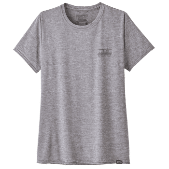 T-shirt a manches courtes Patagonia Cap Cool Daily Graphic Shirt Women 73 Skyline: Feather Grey