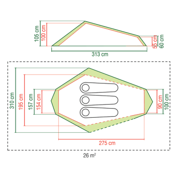 Tente Coleman Cobra 3
