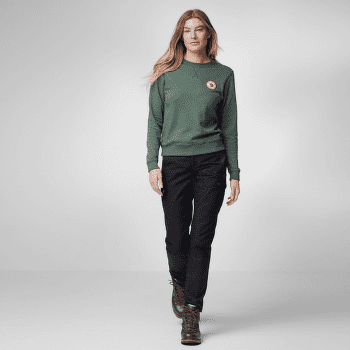 Pull Fjällräven 1960 Logo Badge Sweater Women Chalk White