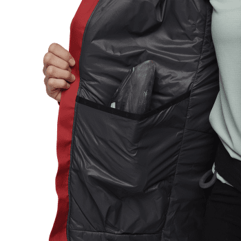 Veste longue Black Diamond Belay Parka Women Coral Red