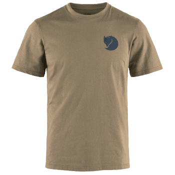 T-shirt a manches courtes Fjällräven Walk With Nature T-shirt men Suede Brown