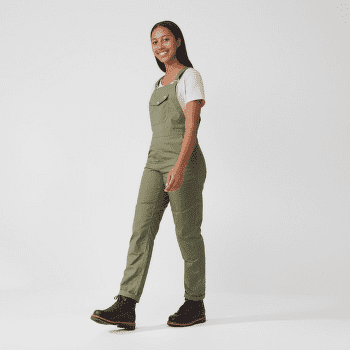 Pantalons Fjällräven Vardag Dungaree Trousers Women Green