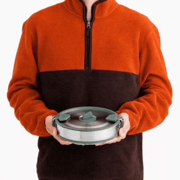 Casserole Sea to Summit Detour Stainless Steel Collapsible Pot - 3L Laurel Wreath Green