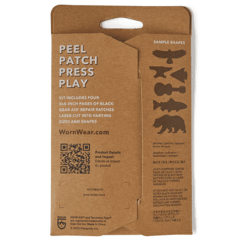 Écussons Patagonia Worn Wear Patch Kit Black