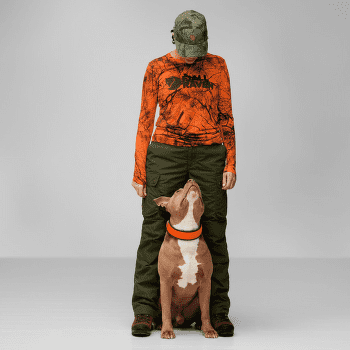 T-shirt a manches longues Fjällräven Värmland Wool LS Women Green Camo