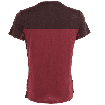 T-shirt a manches courtes Icebreaker Merino 125 Cool-lite™ Sphere III SS Tee Colour Block Men PORT/BITTERSWEET/CB