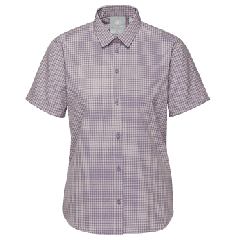 Chemises a manches courtes Mammut Aada Shirt Women 6443 lavandin-alpine calamint
