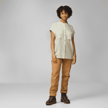 Chemises a manches courtes Fjällräven Övik Hemp Shirt SS Women Dusty Rose