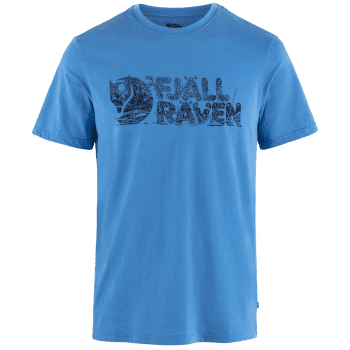 T-shirt a manches courtes Fjällräven Lush Logo T-Shirt Men UN Blue