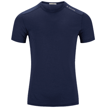 T-shirt a manches courtes Aclima LightWool 140 Trail Tee Men Navy Blazer