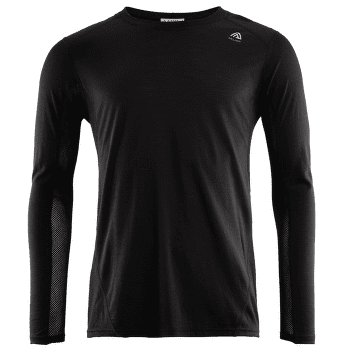 T-shirt a manches longues Aclima LightWool Sports Shirt Men Jet Black