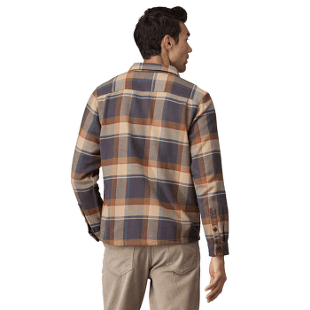 Chemises a manches longues Patagonia Fjord Flannel Shirt Men Treelined: Smolder Blue