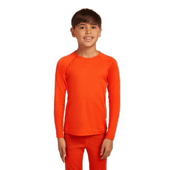 T-shirt a manches longues Icebreaker Oasis LS Crewe Kids PINK QUARTZ
