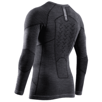 T-shirt a manches longues X-Bionic SYMBIO MERINO SHIRT LS MEN Rhino Grey