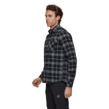 Chemises a manches longues Mammut Alvra Longsleeve Shirt Men 00808 black-strata