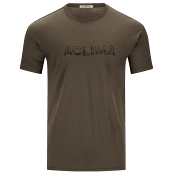 T-shirt a manches courtes Aclima LightWool Tee Logo Men Tarmac