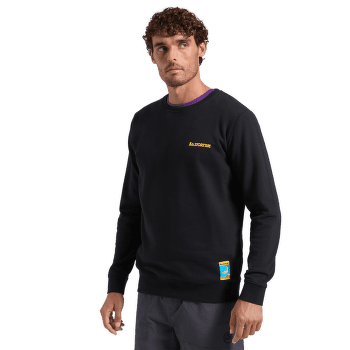 Sweat-shirt La Sportiva CLIMBING ON THE MOON Sweatshirt Men Nero/Giallo