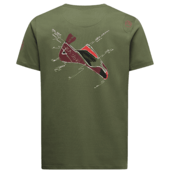T-shirt a manches courtes La Sportiva MANTRA T-SHIRT Men Cypress/Mountain Red