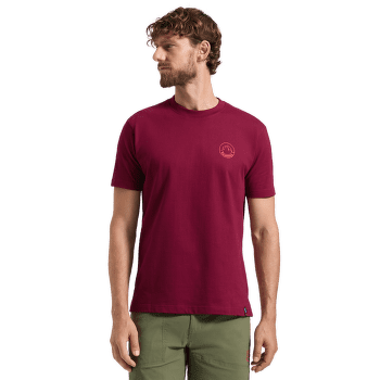 T-shirt a manches courtes La Sportiva CIRCLE LOGO T-SHIRT Men Night Sky/Mountain Red