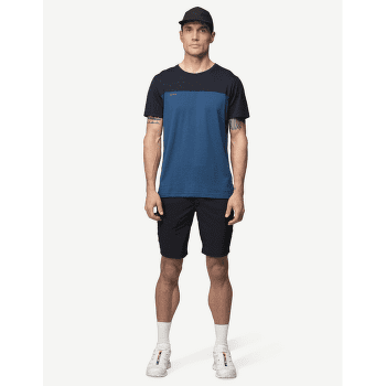 T-shirt a manches courtes Devold Classic Linear Tee Men 250B  ROYAL/INK