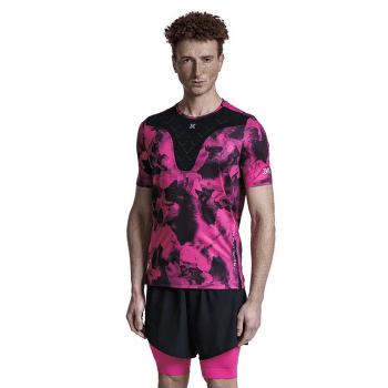 T-shirt a manches courtes X-Bionic X-BIONIC® COREFUSION RUN SHIRT SS MEN TIE DYE ELECTRIC ENERGY