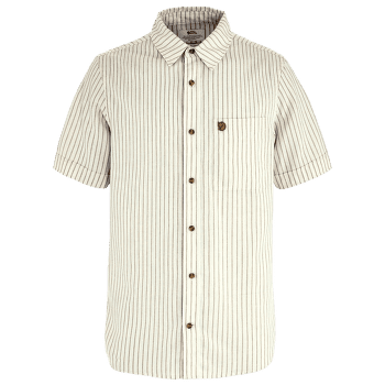 Chemises a manches courtes Fjällräven Övik Travel Shirt SS Men Chalk White-Sand Stone